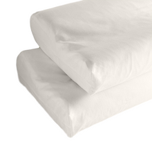 Premium Collection 100% Soft Cotton Contour Neck Memory Foam Pillowcase w/ Envelope Style Closure - Large Neck, 18x23" | White